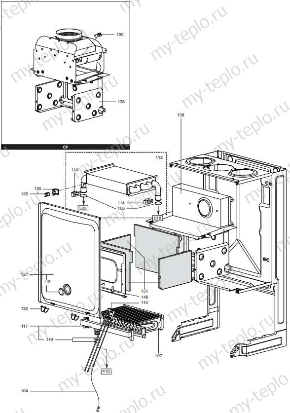 Запчасти Ariston CLAS SYSTEM 28 CF купить в Санкт-Петербурге