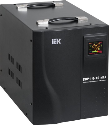 Стабилизатор напряжения IEK HOME СНР 1/220 (2 кВА, переносной) (IVS20-1-02000) Стабилизатор напряжения IEK HOME СНР 1/220 (2 кВА, переносной) (IVS20-1-02000)